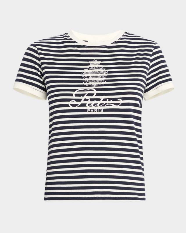 FRAME x Ritz Paris Stripe Baby T